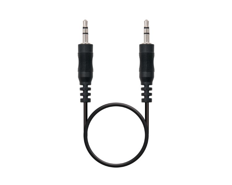 CABLE AUDIO ESTEREO JACK 3.5/M JACK 3.5/M 0.3M NANOCABLE
