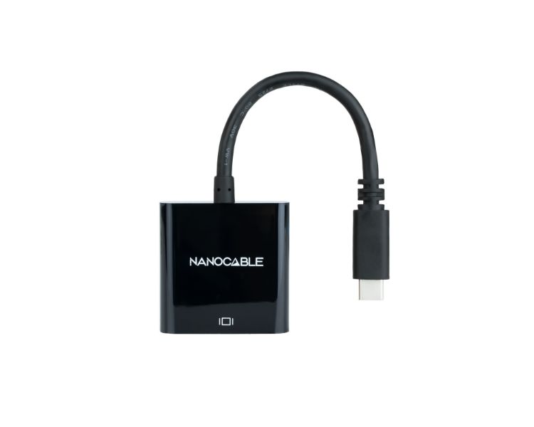 CONVERSOR USB-C A HDMI 4K 15 CM NEGRO NANOCABLE