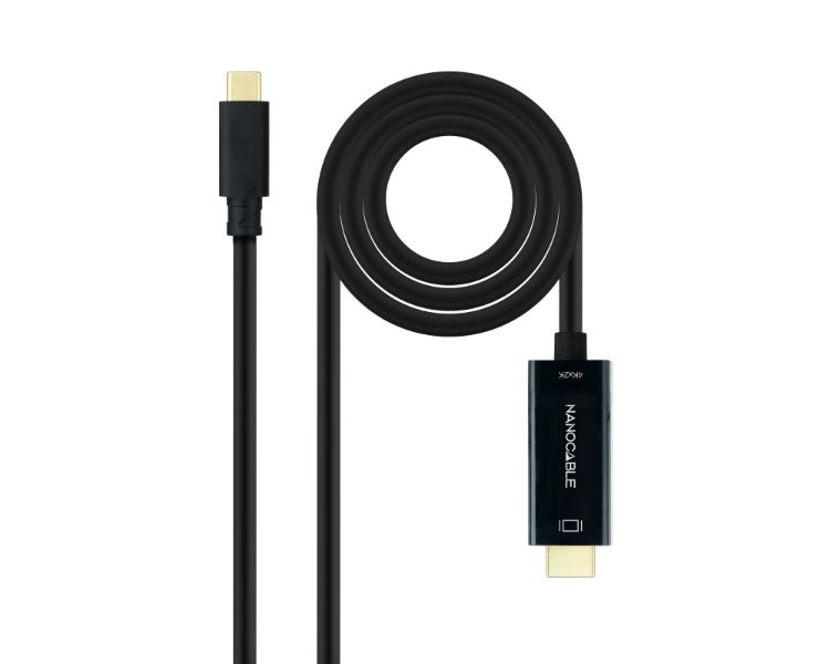 CONVERSOR USB-C A HDMI 1.4 4K 3M NEGRO NANOCABLE