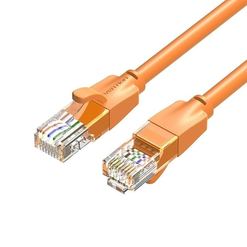 CABLE DE RED LATIGUILLO RJ45 UTP CAT6 AWG26 1 M NARANJA VENTION