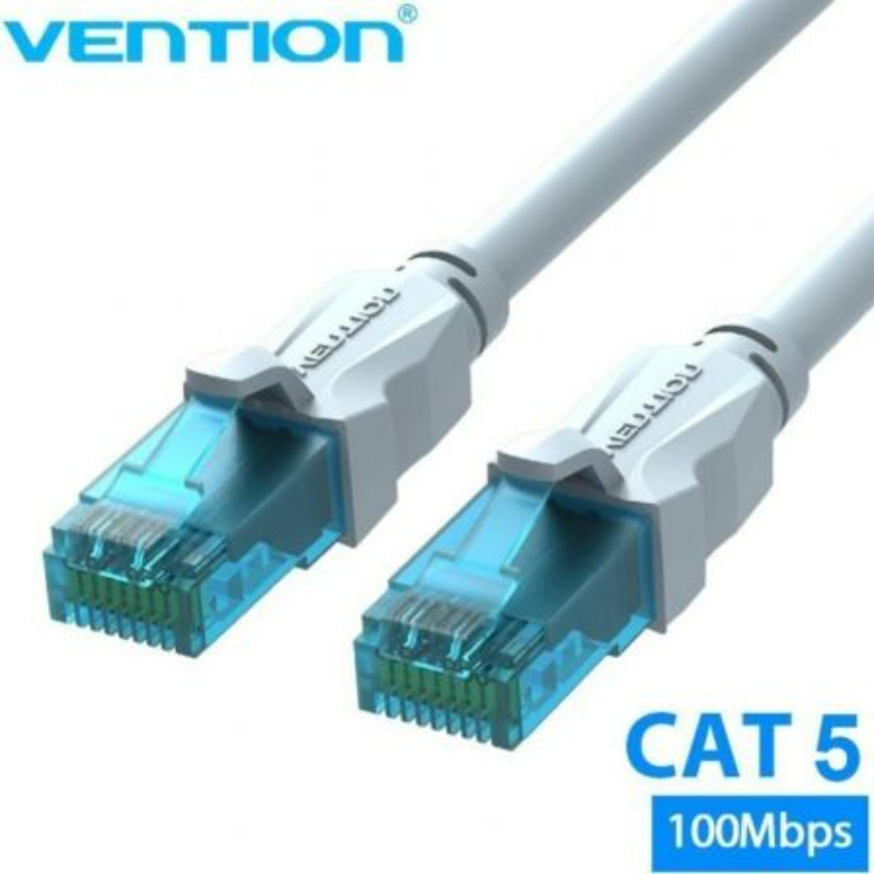 CABLE DE RED LATIGUILLO RJ45 CAT.5E UTP AWG26 15 M AZUL VENTION