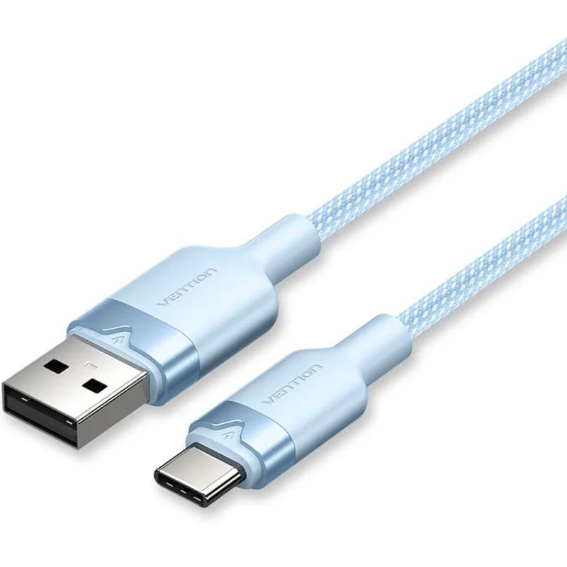 CABLE USB-C A USB-A TRENZADO 2 M AZUL VENTION