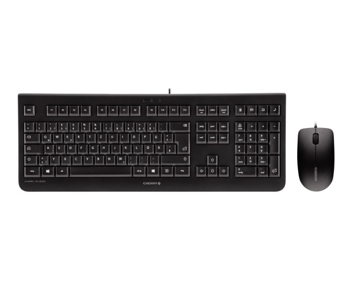 TECLADO + RATON DC 2000 NEGRO CHERRY