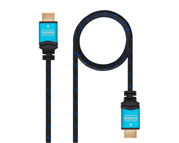 CABLE HDMI V2.0 4K NEGRO 0.5M NANOCABLE