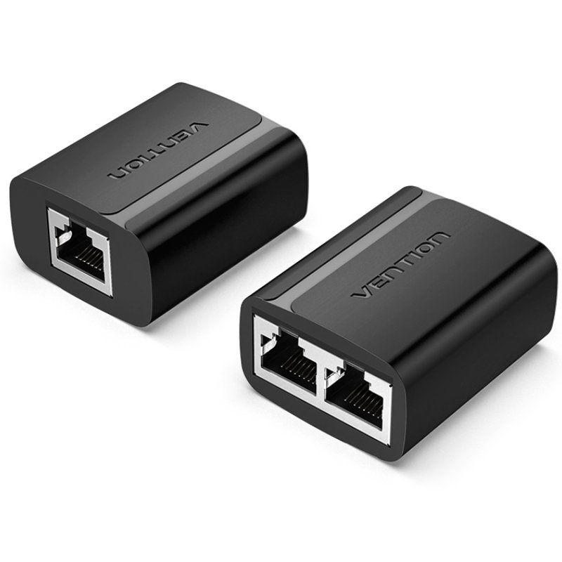 DIVISOR RJ45 (2 uds) NEGRO VENTION
