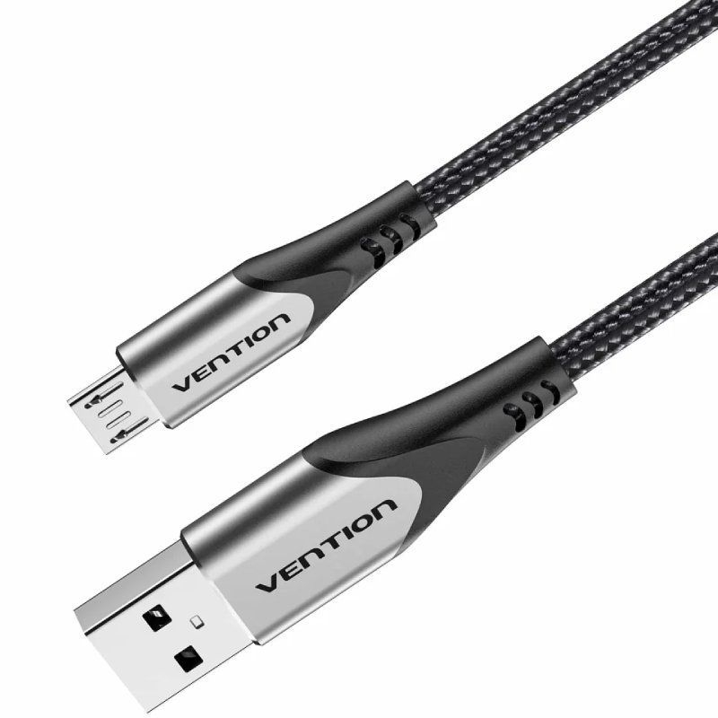 CABLE USB 2.0 A MICRO USB M-M 2 M GRIS VENTION