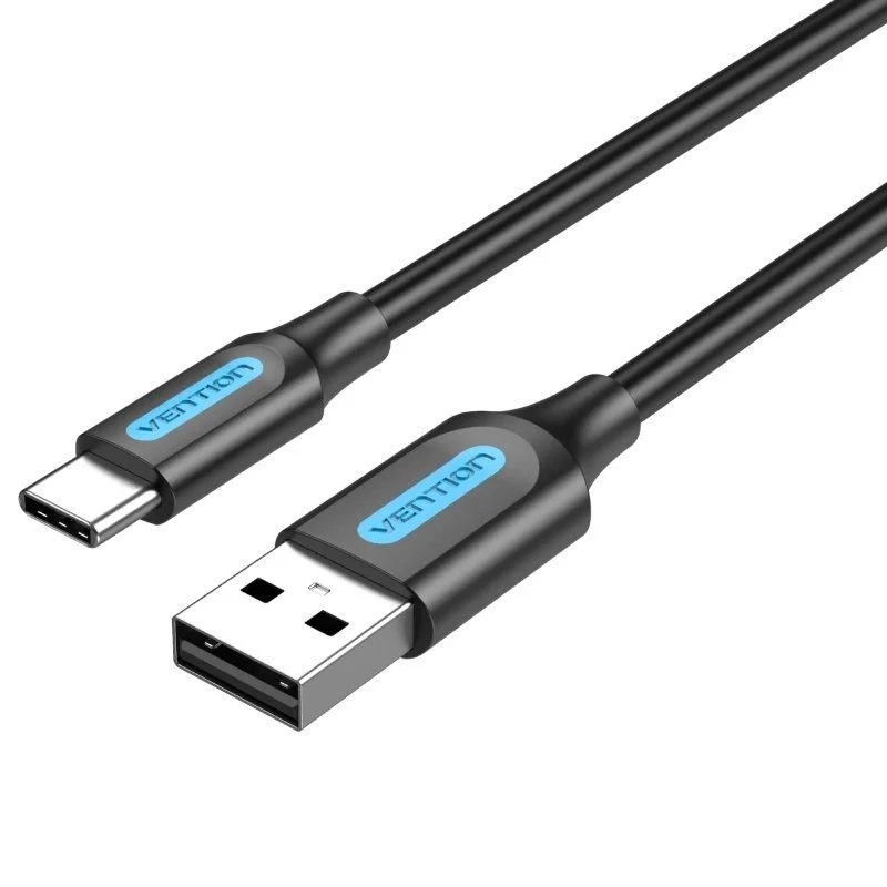 CABLE USB-A A USB-C 1.5 M GRIS VENTION