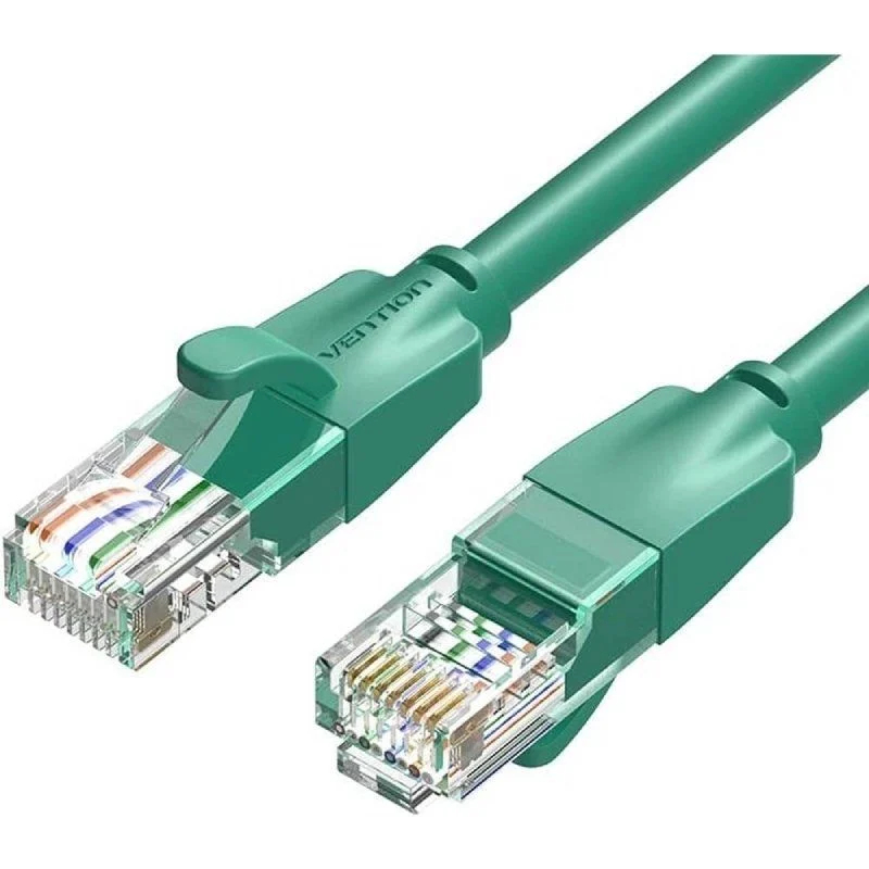 CABLE DE RED LATIGUILLO RJ45 UTP CAT6 AWG26 1 M VERDE VENTION