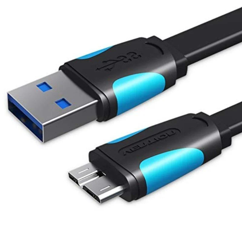 CABLE MICRO USB A USB-A 3.0 M-M 0.50 M NEGRO VENTION