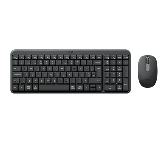 TECLADO + RATON WIRELESS MK250 COMPACT NEGRO LOGITECH